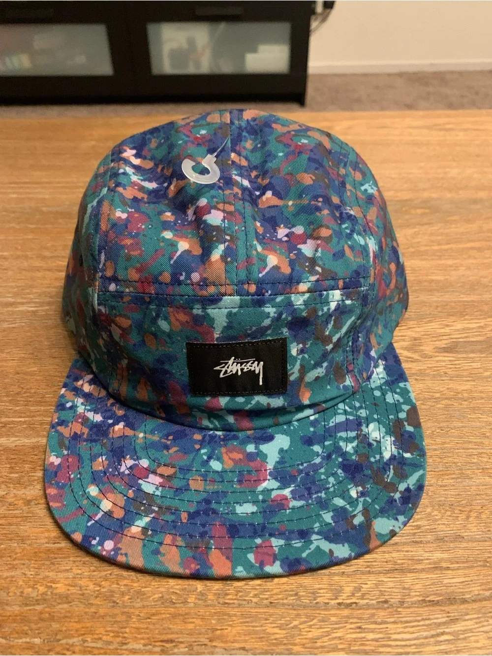 New Stussy Splatter Cap Hat Baseball Yupoong Sample
